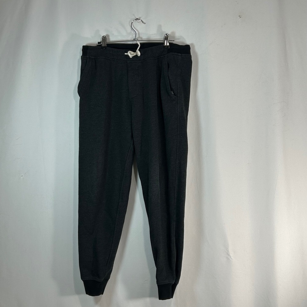 J. Crew Knit Goods Slim Fit Jogger Pants Mens Size M Gray Cotton Polyester